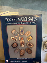 Load image into Gallery viewer, From 1840 to 1920 Matchstick Safes were being made and collected by many. Their function was to hold matches that could be struck along the bottom of the safe to light cigars and cigarettes. These safes would be kept in women's purses and men's slacks or vest pockets. Most all of these safes still remaining have monograms.